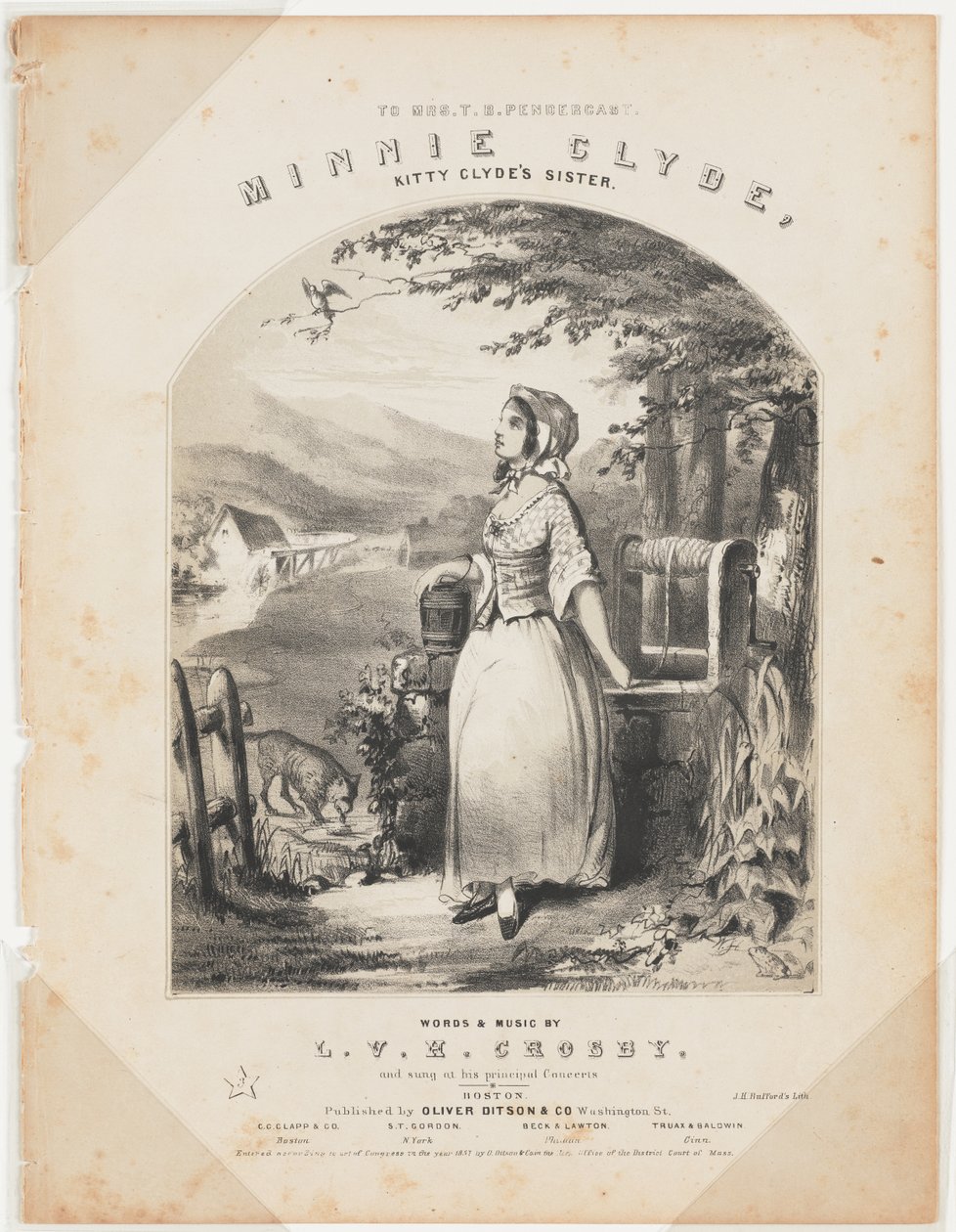 Minnie Clyde [Sangark på fem sider, fullstendig] av Winslow Homer
