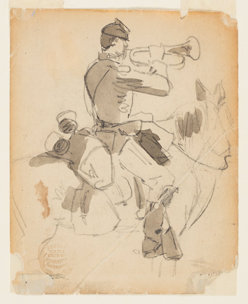 Montert Bugler av Winslow Homer
