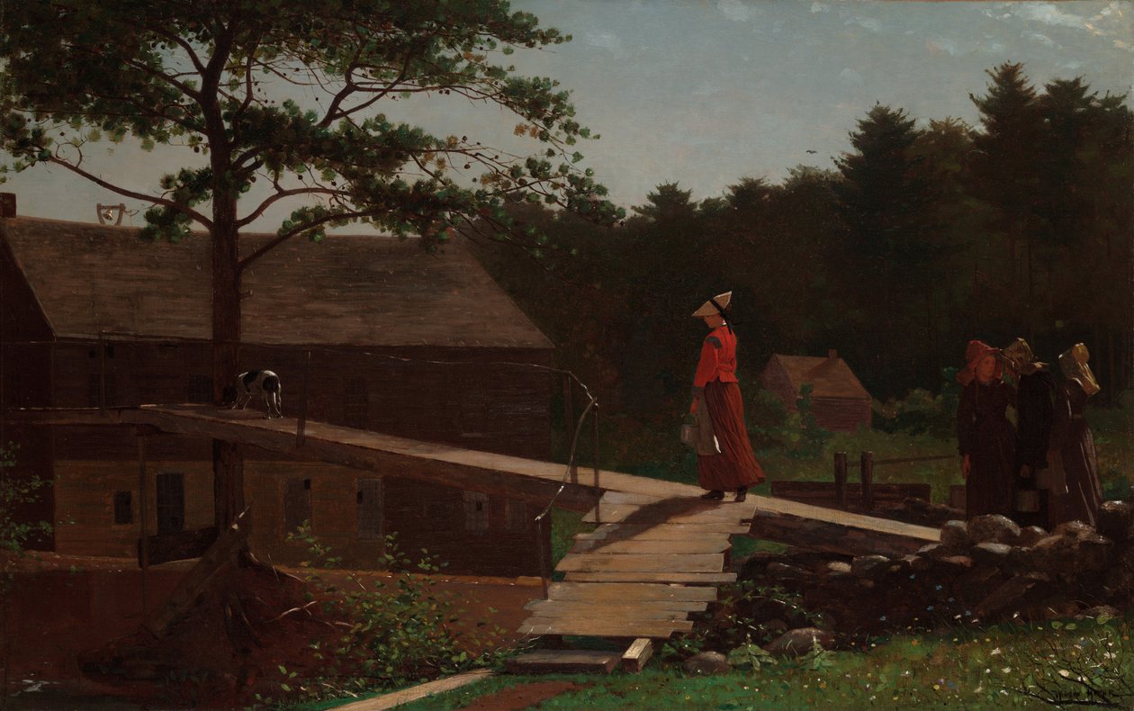 Old Mill (Morgenklokken) av Winslow Homer