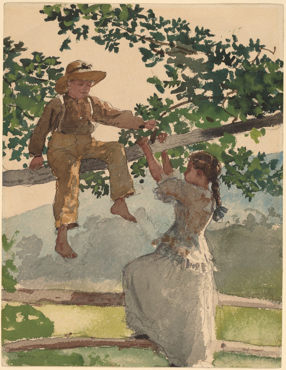 På gjerdet av Winslow Homer