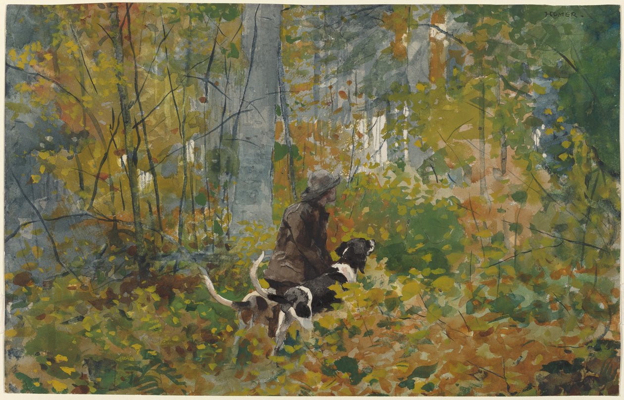 På sporet, 1889. av Winslow Homer