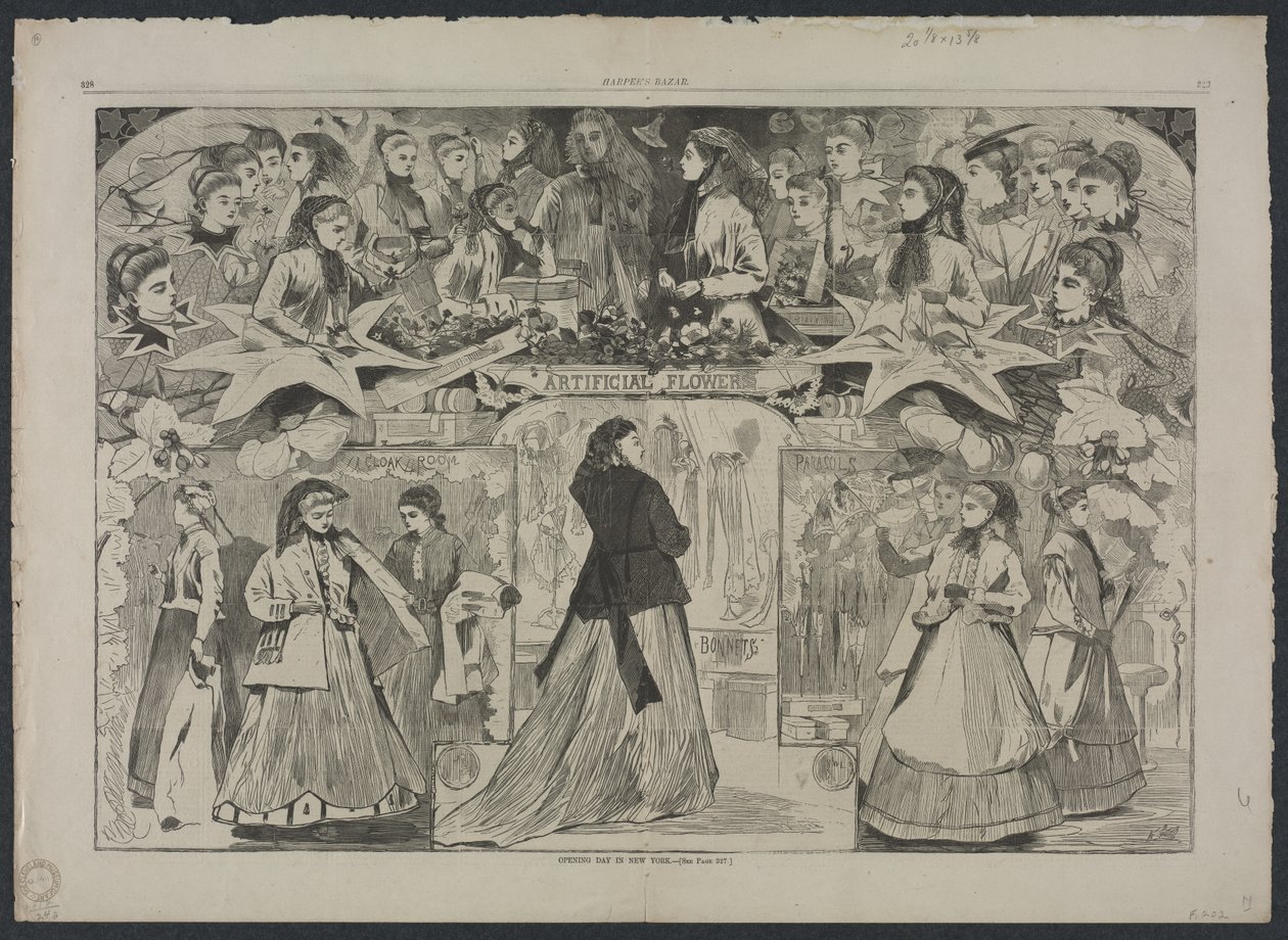 Åpningsdag i New York, 1868. av Winslow Homer