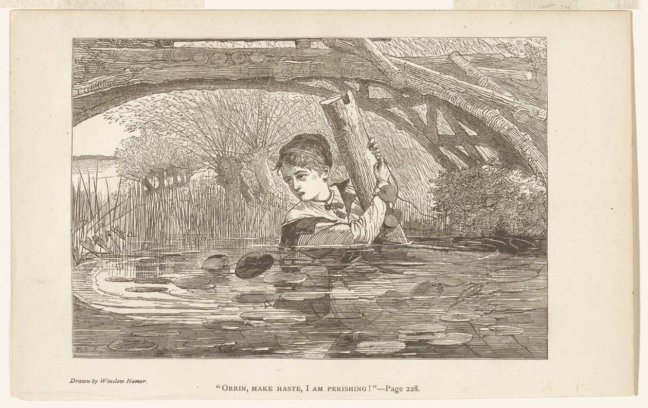 Orrin, skynd deg, jeg går til grunne av Winslow Homer