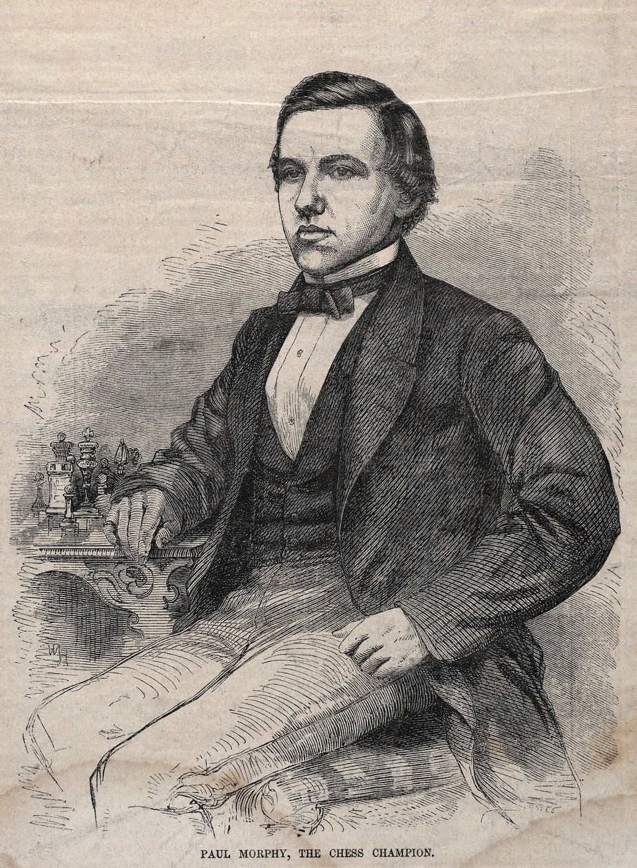 Paul Morphy, sjakkmesteren, 1859. av Winslow Homer