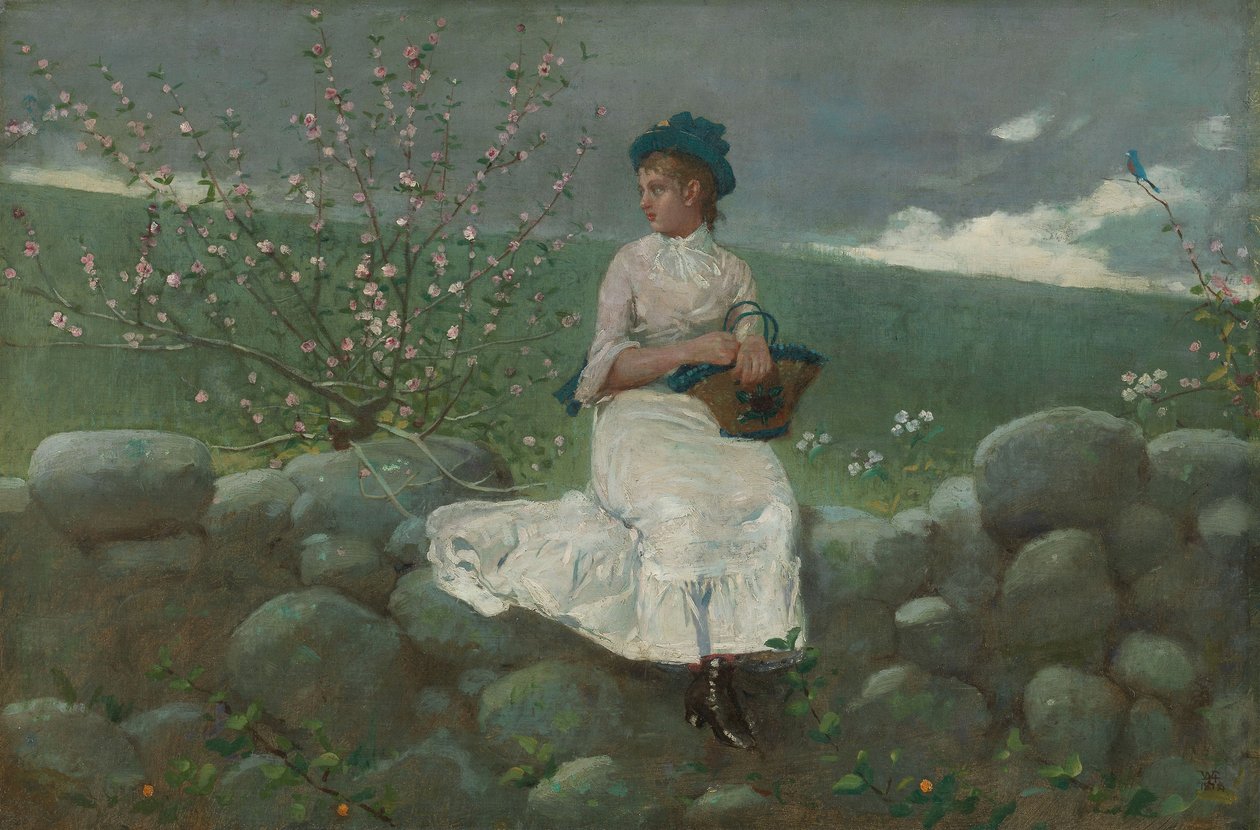 Ferskenblomster av Winslow Homer