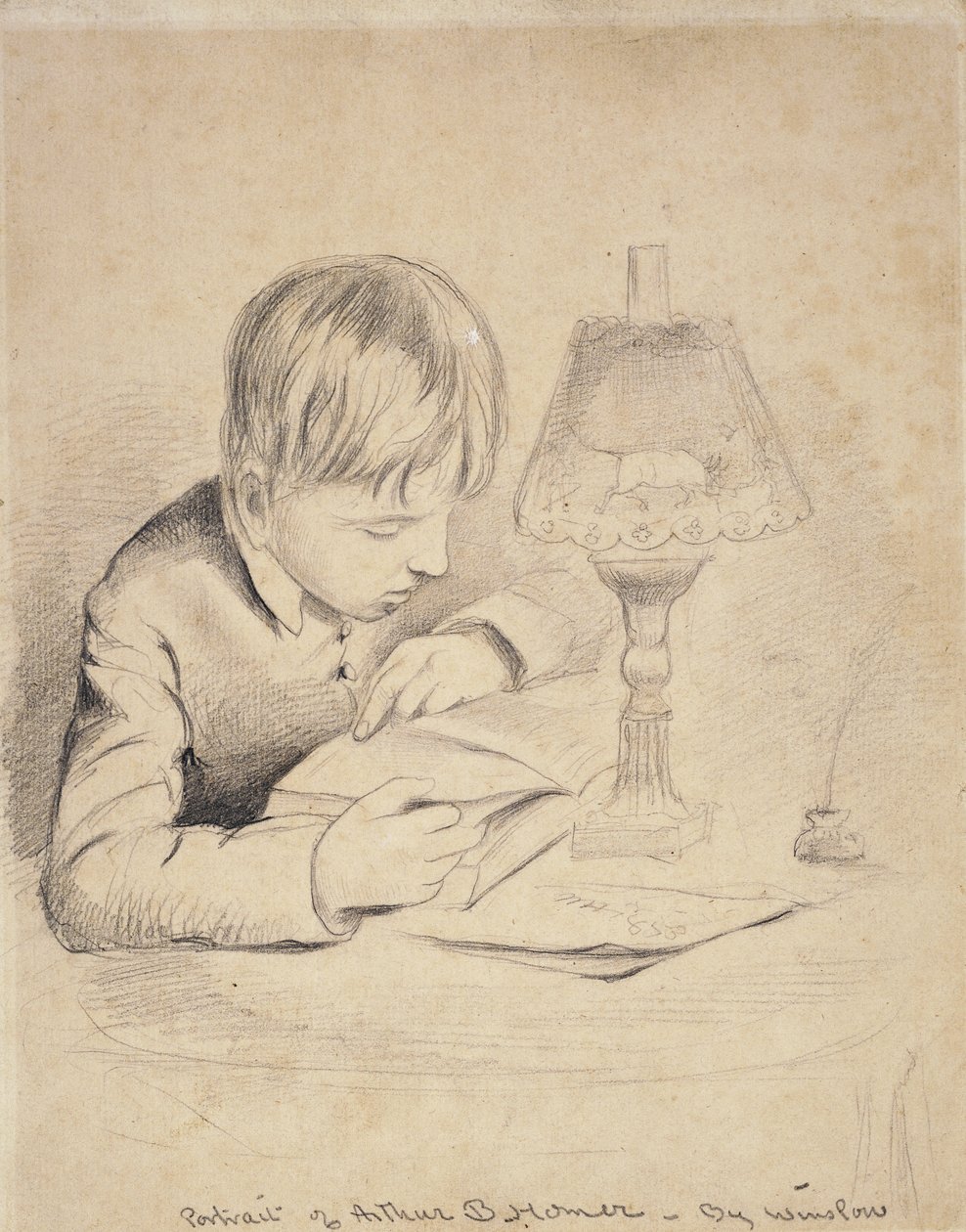 Portrett av Arthur Benson Homer, 1853 av Winslow Homer