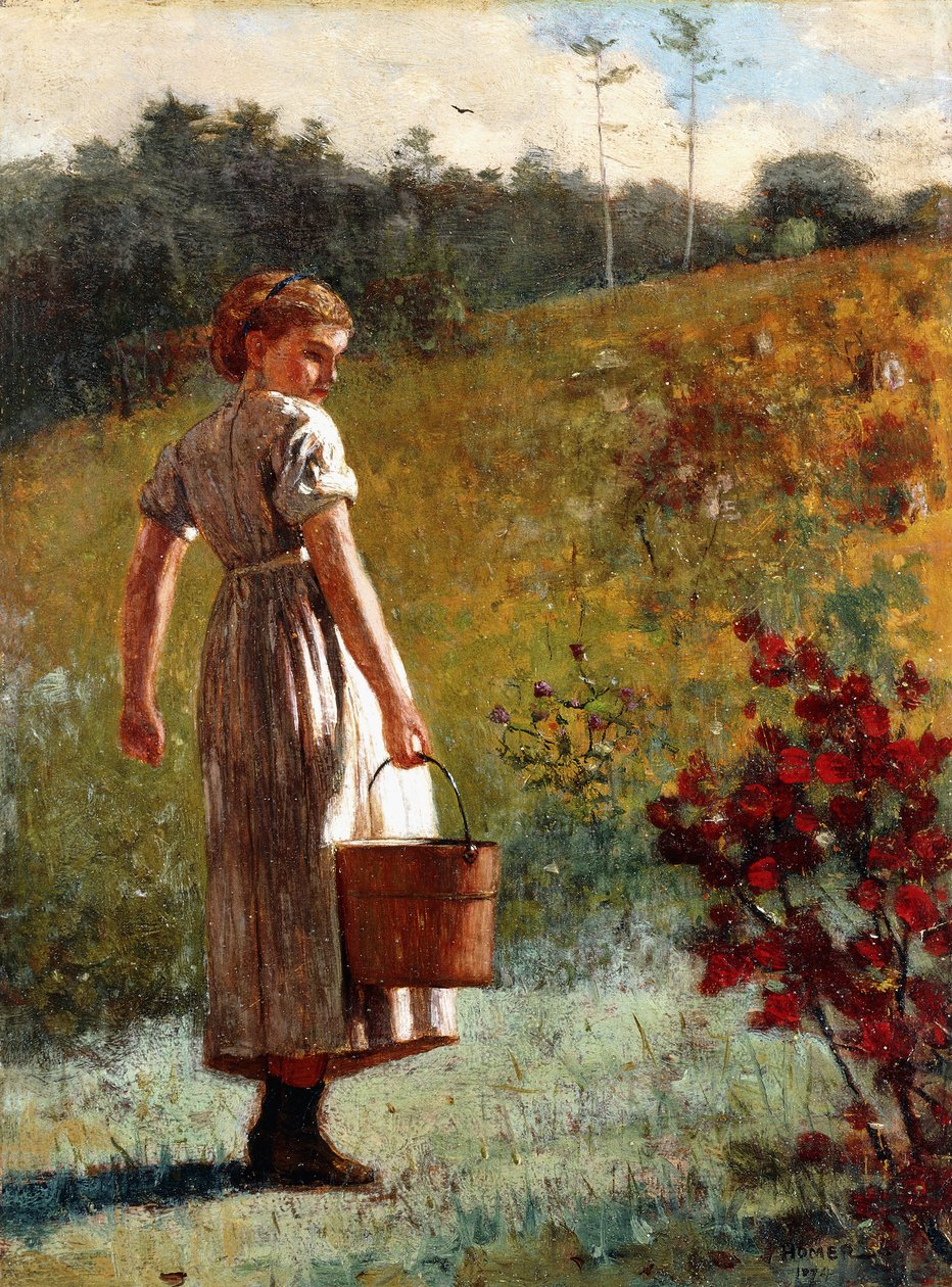 Tilbake fra våren, 1874 av Winslow Homer