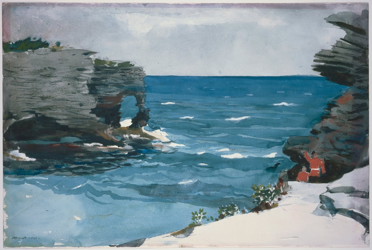 Steinete kyst, Bermuda av Winslow Homer