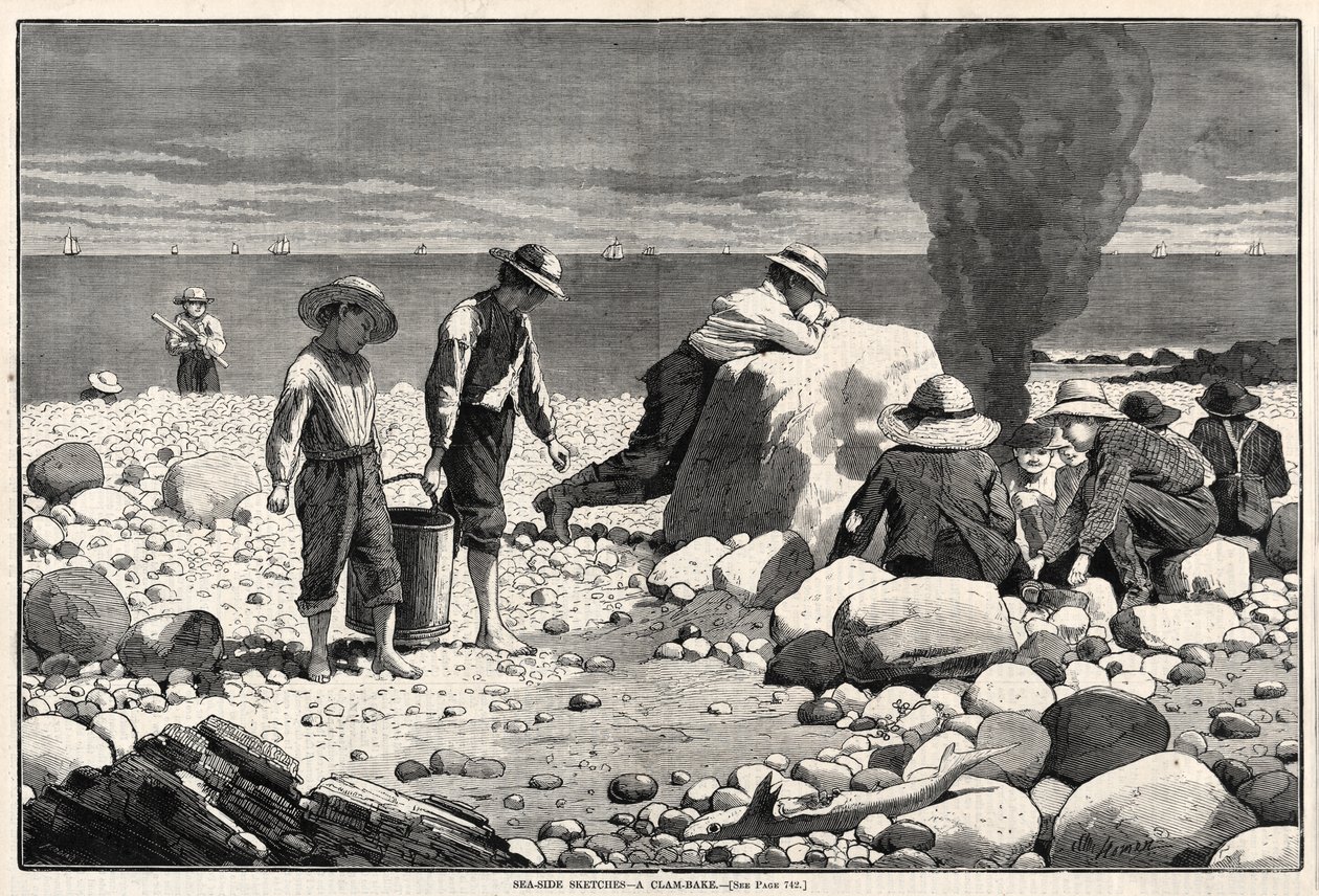 Skisser fra kysten – En muslingfest av Winslow Homer