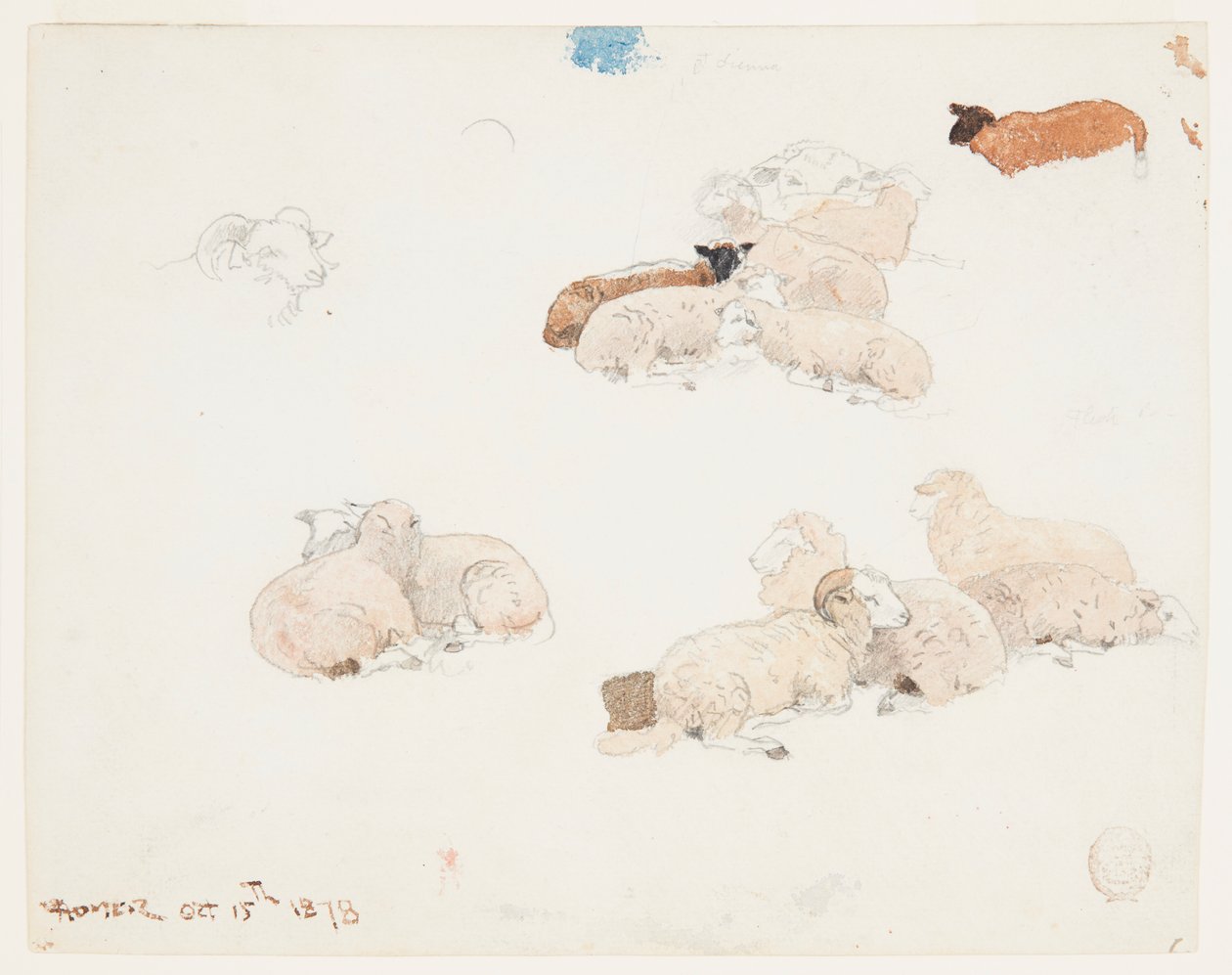 Sauer hviler av Winslow Homer