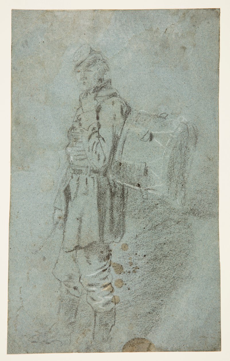 Sidevisning av en trommeslager av Winslow Homer