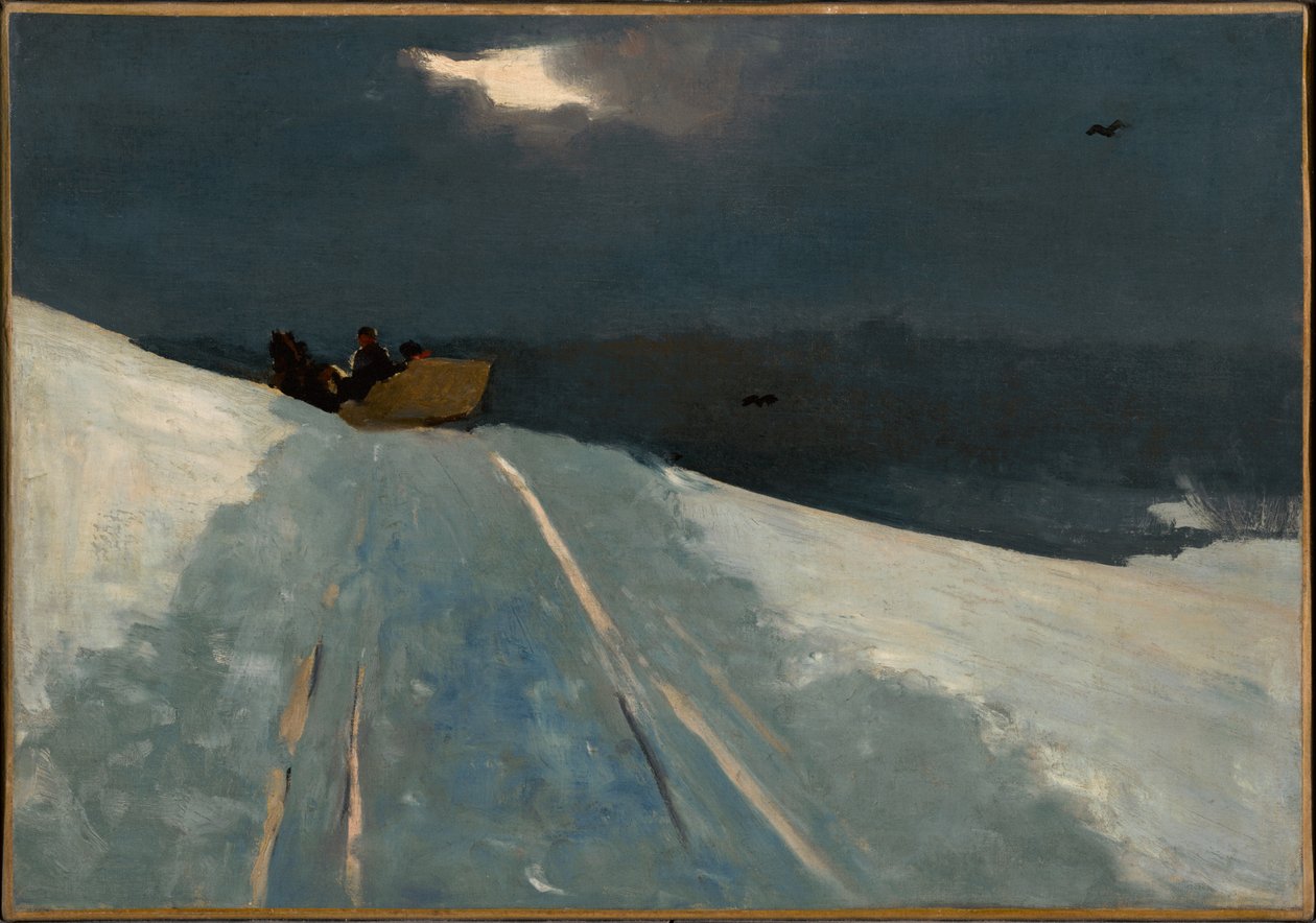 Sledetur av Winslow Homer