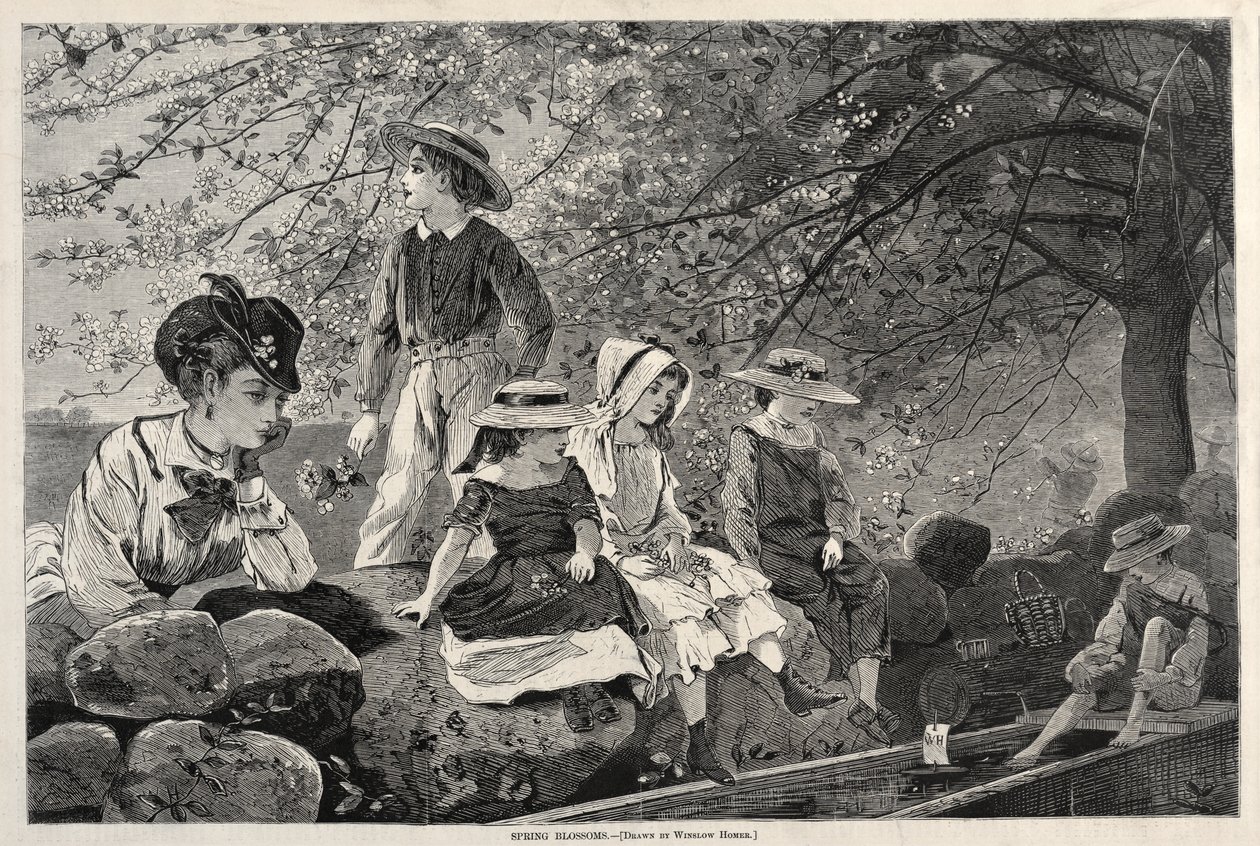 Vårblomster av Winslow Homer