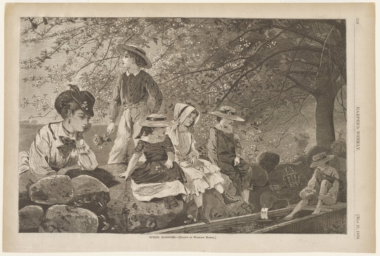 Vårblomster av Winslow Homer