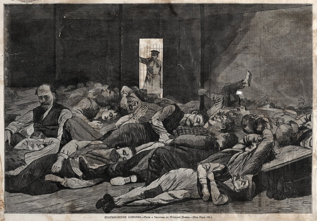 Station-House Lodgers, 1874. av Winslow Homer