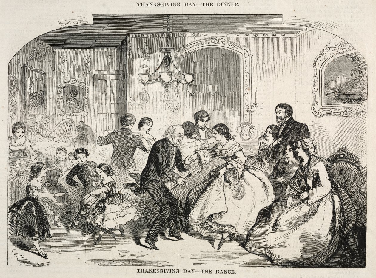 Thanksgiving-dagen – Dansen av Winslow Homer