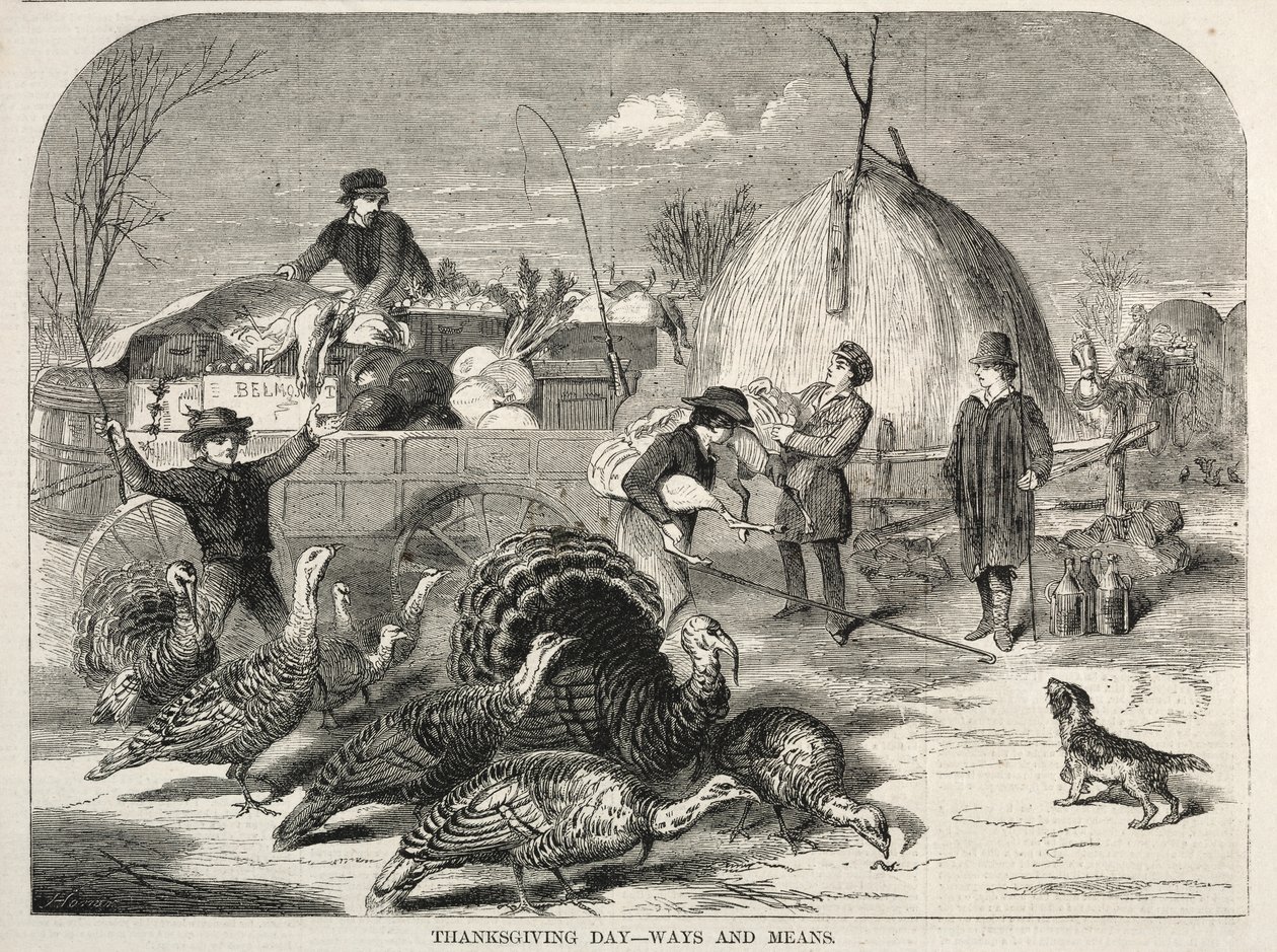 Thanksgiving - Midler og muligheter av Winslow Homer