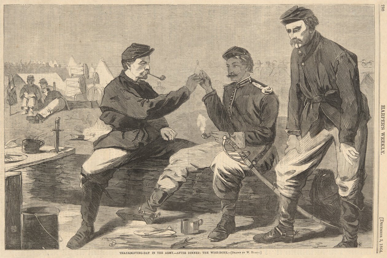 Thanksgiving Day i Hæren av Winslow Homer