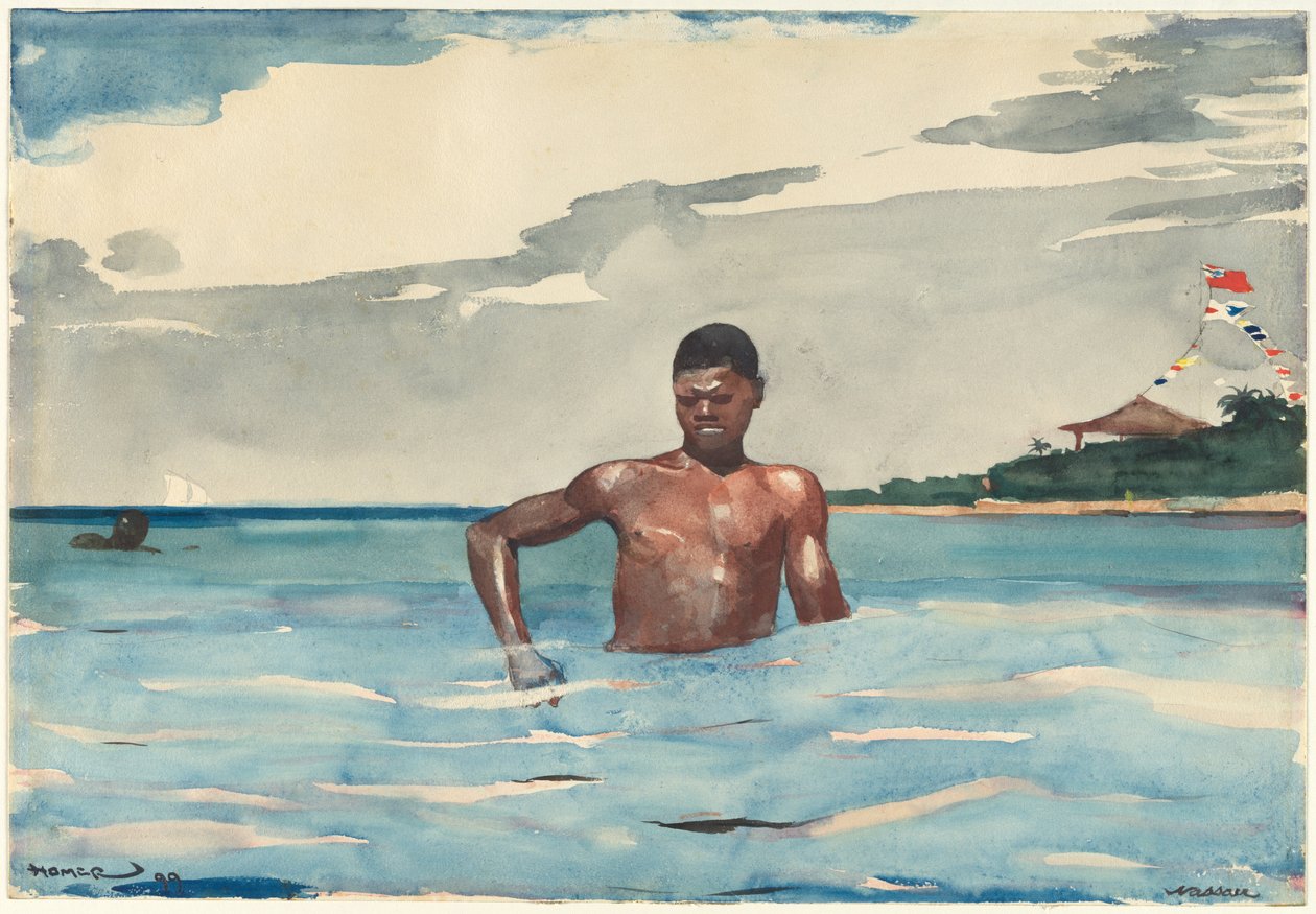 Badegjesten av Winslow Homer