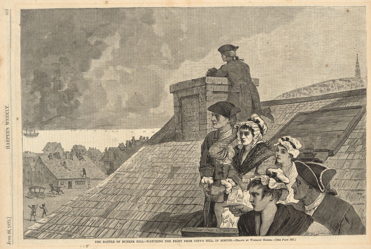 Slaget ved Bunker Hill - Flukten sett fra Copp