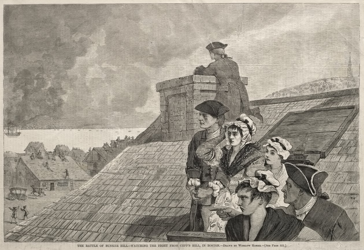 Slaget ved Bunker Hill - Kampen sett fra Copp