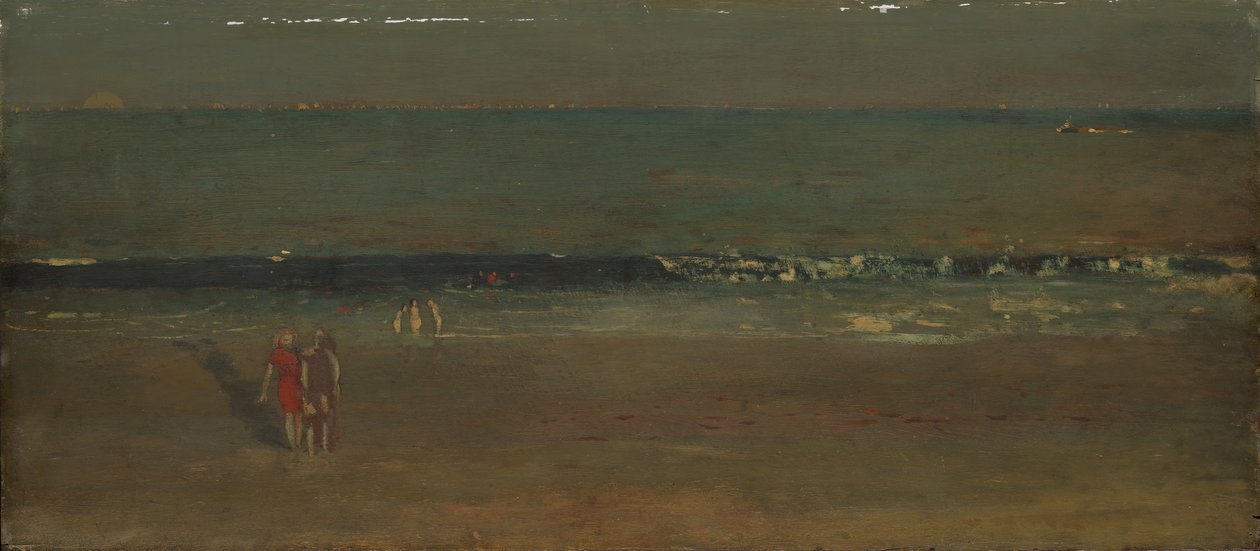 Stranden, sen ettermiddag, 1870-72. av Winslow Homer