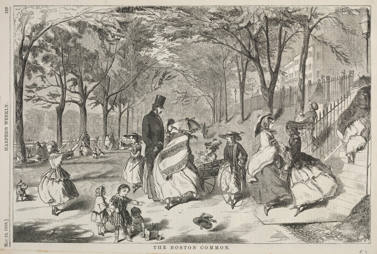 Boston Common av Winslow Homer