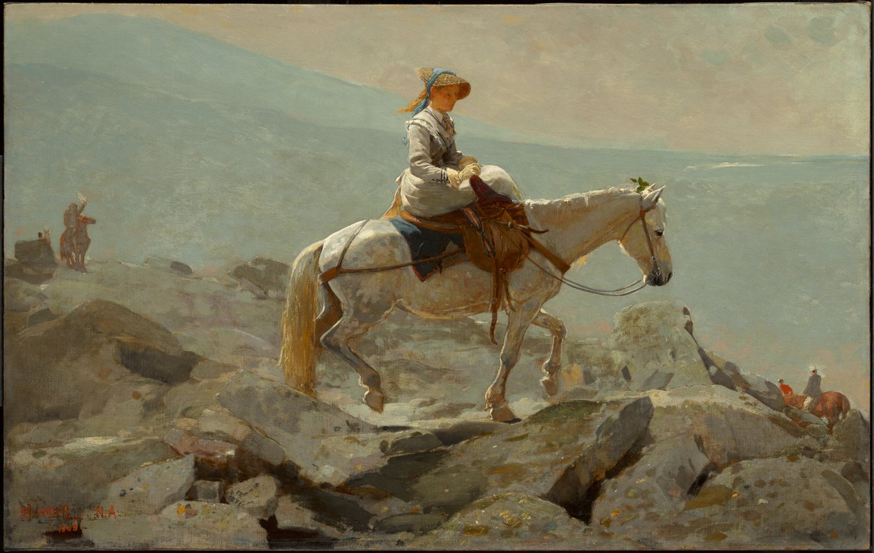 Rideveien, White Mountains av Winslow Homer
