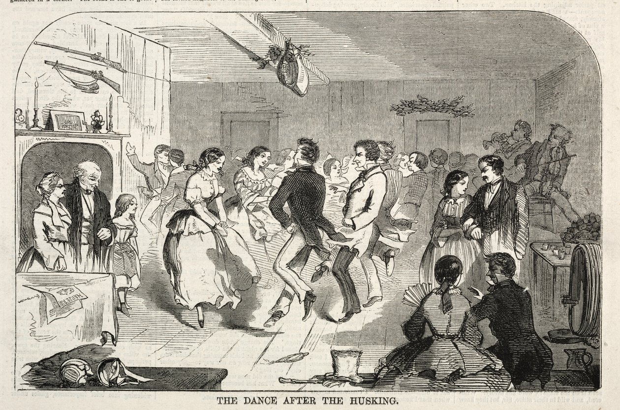 Dansen etter avskallingen, 1858. av Winslow Homer