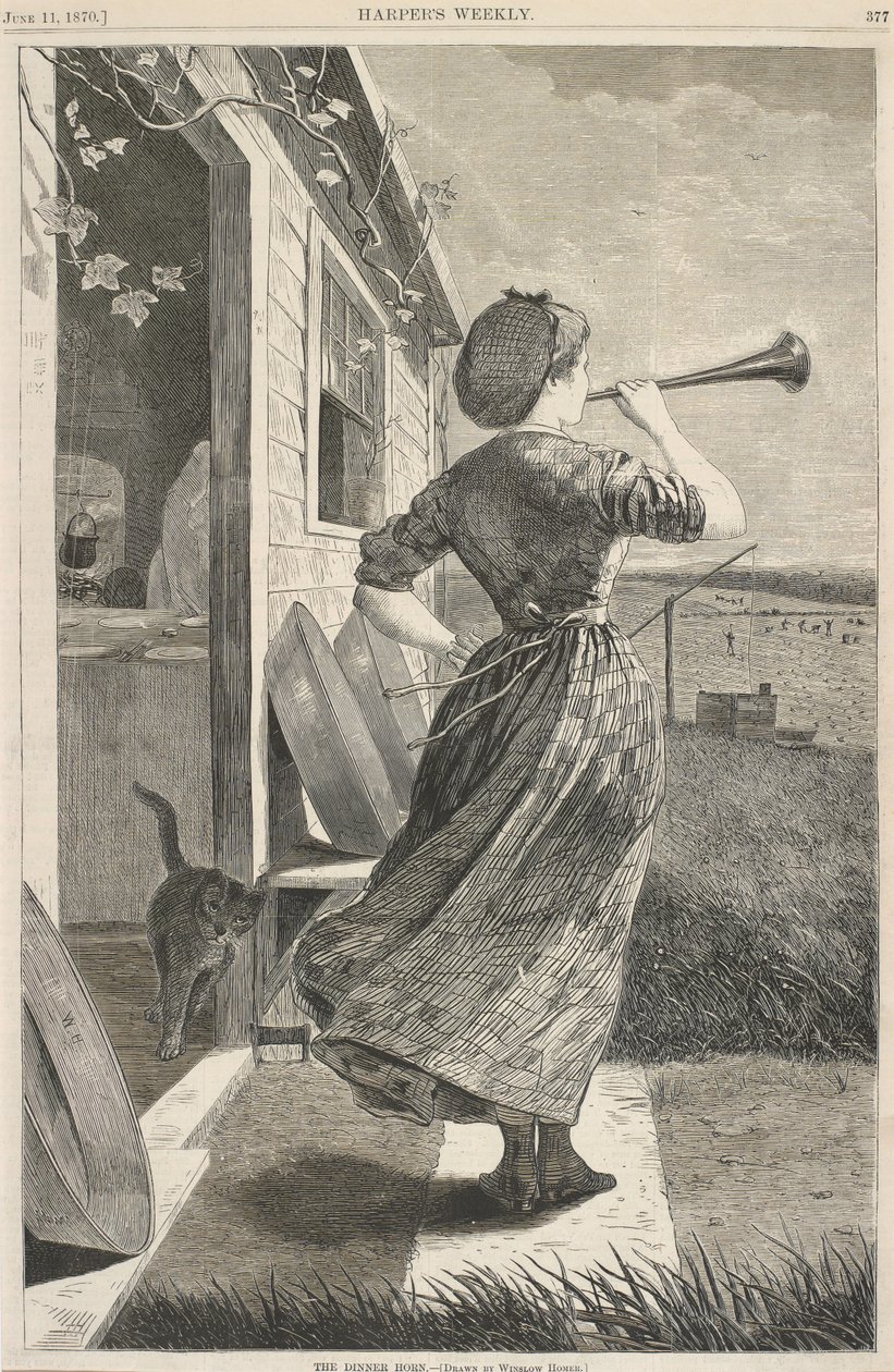 Middagshornet, 11. juni av Winslow Homer