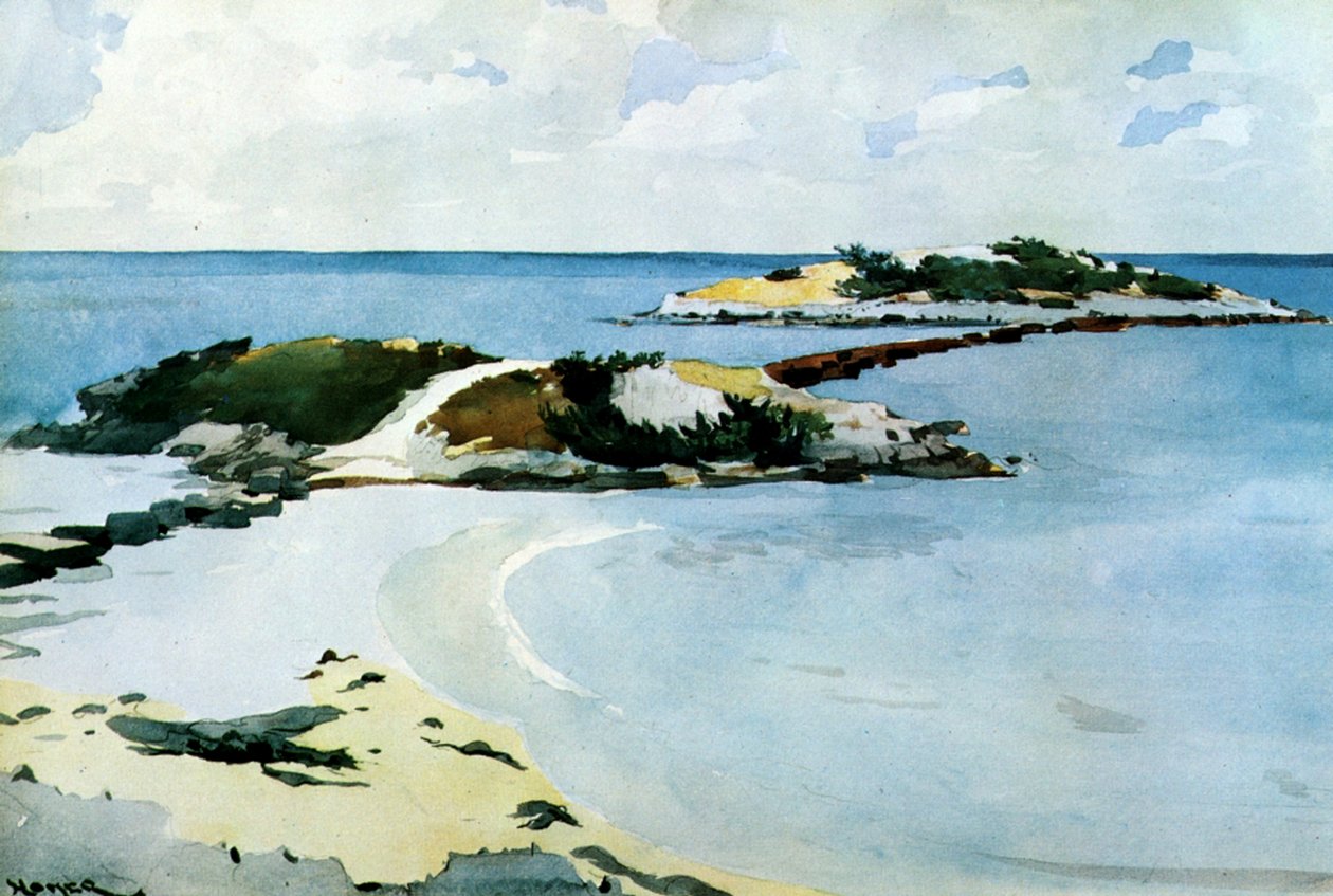 Favoritten, 1899-1901 (wc og blyant på papir) av Winslow Homer