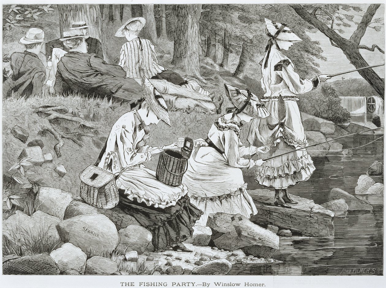"Fiskefesten--" av Winslow Homer