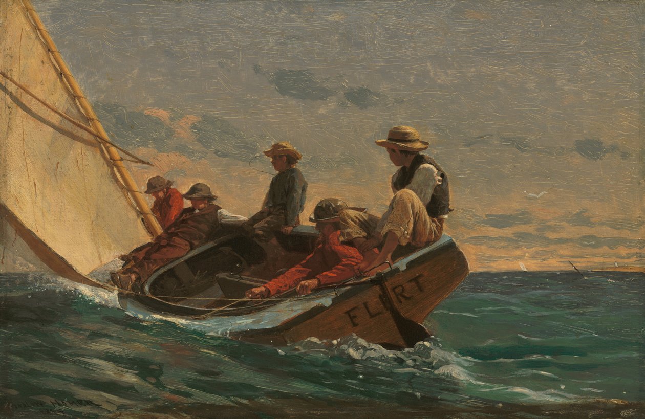 Flørten av Winslow Homer