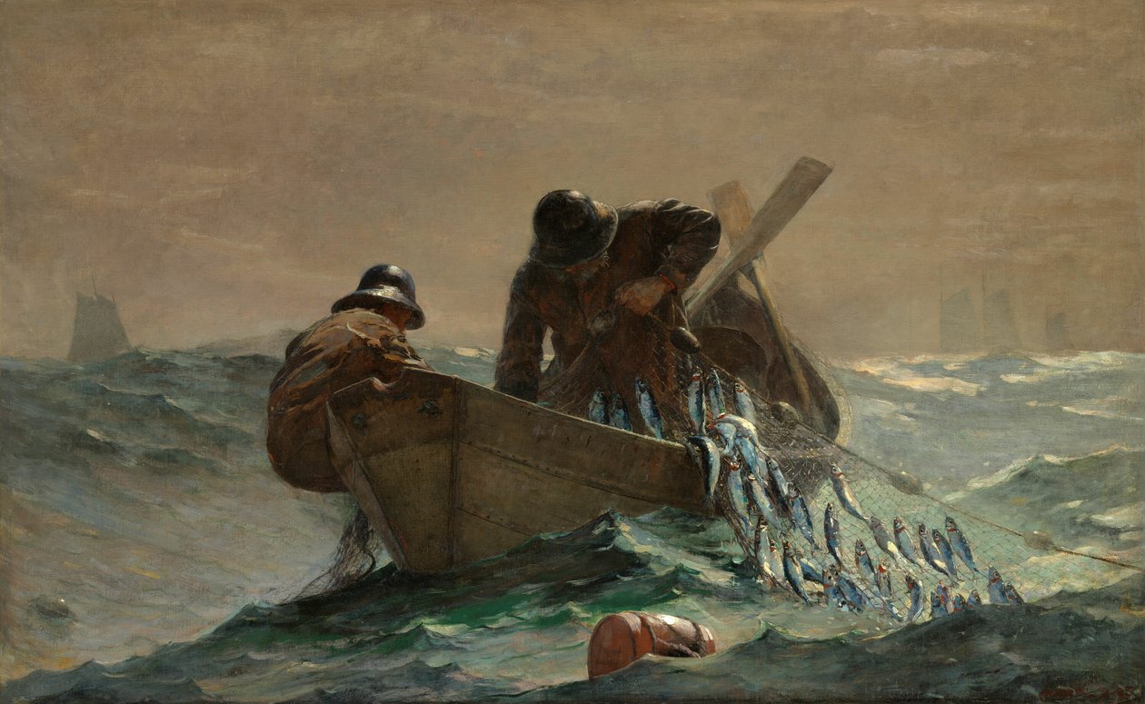Sildenettet, 1885. av Winslow Homer