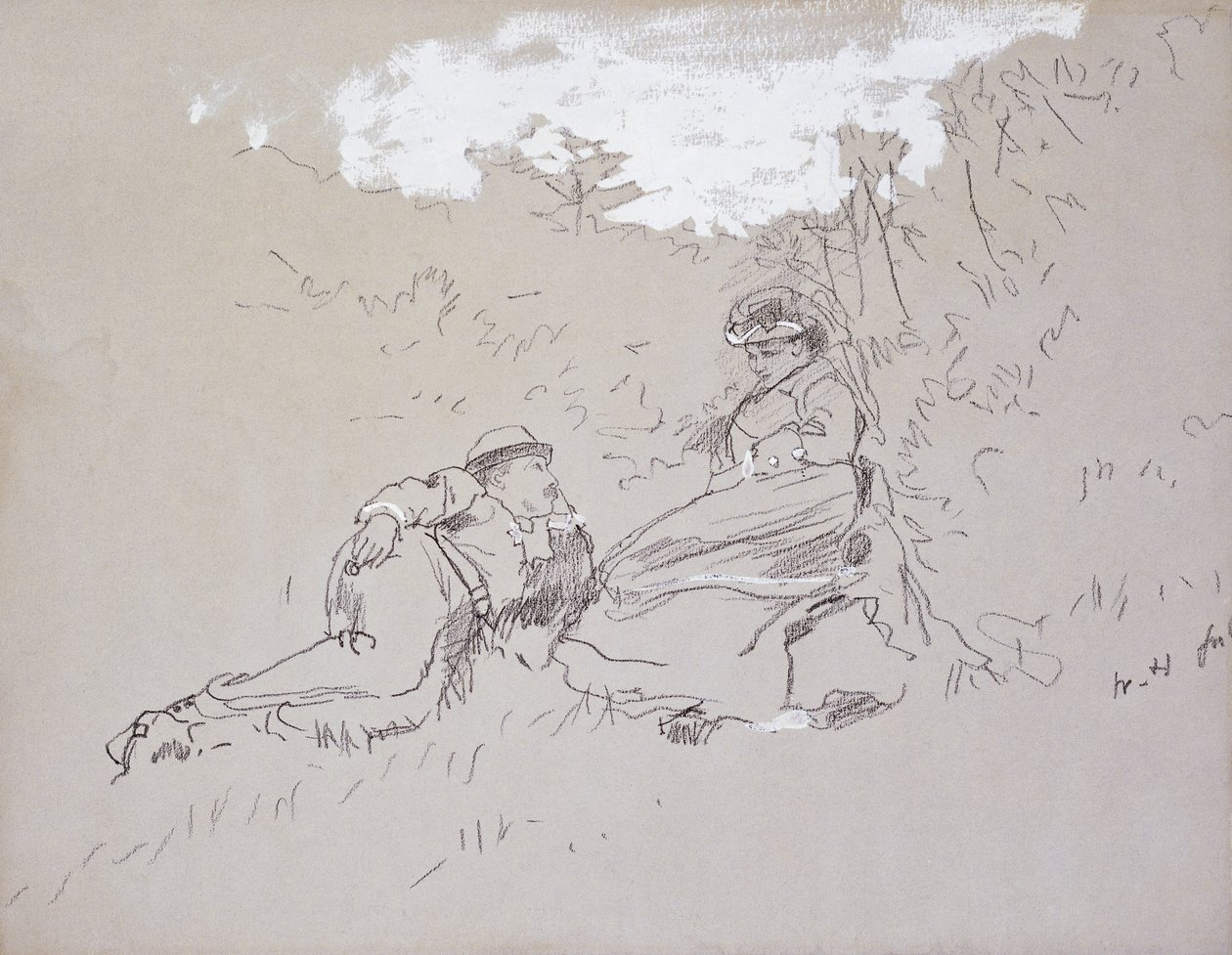 Bryllupsreisen, 1875 av Winslow Homer