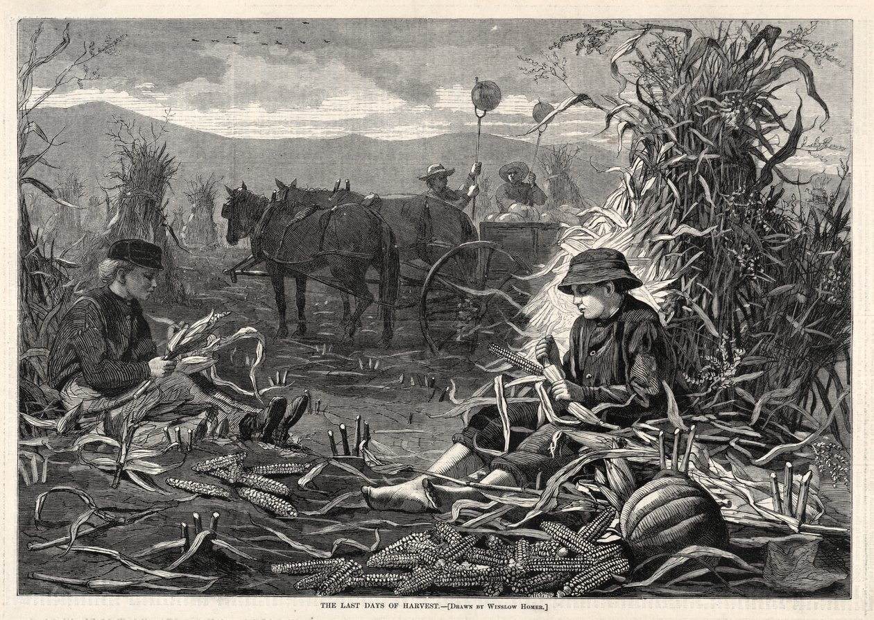 De siste dagene av innhøstingen av Winslow Homer