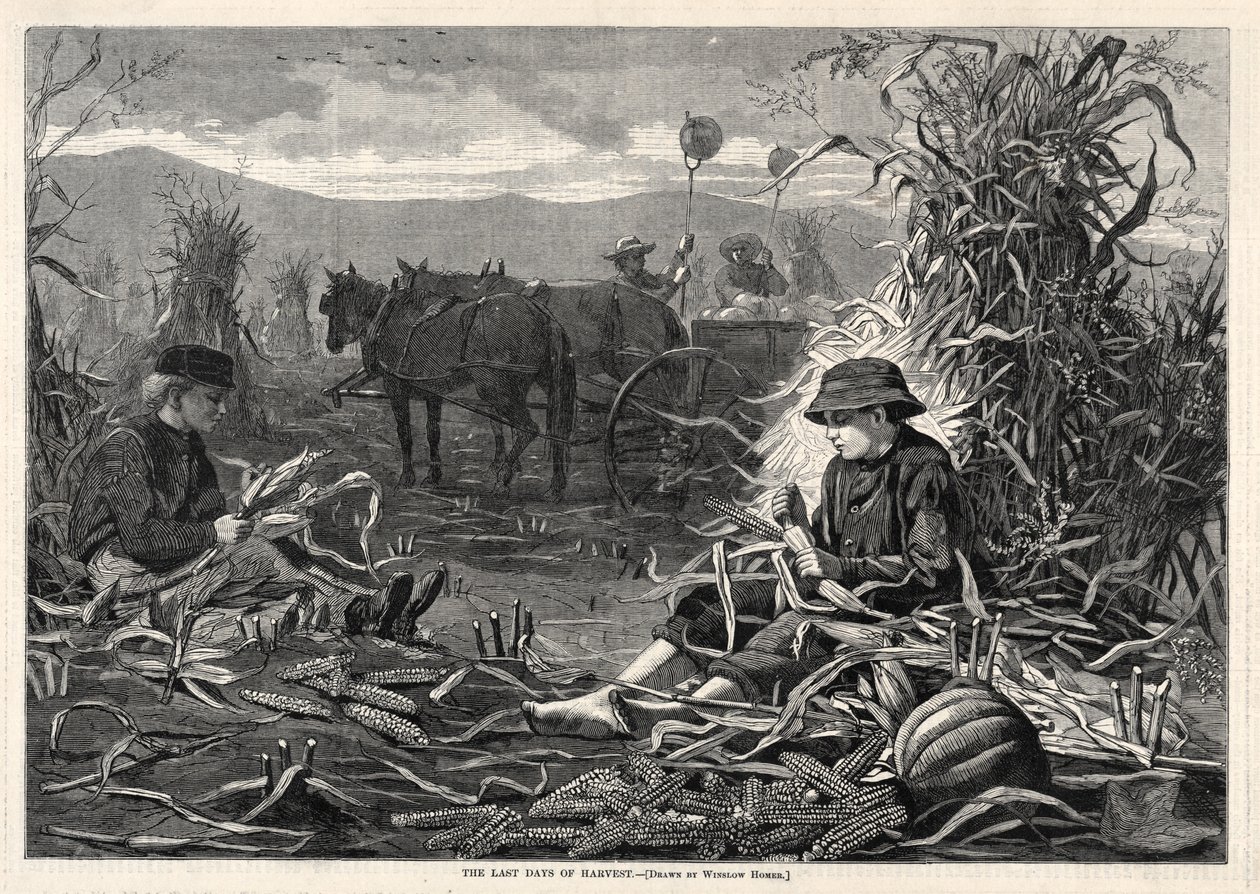 The Last Days of Harvest, 1873. av Winslow Homer