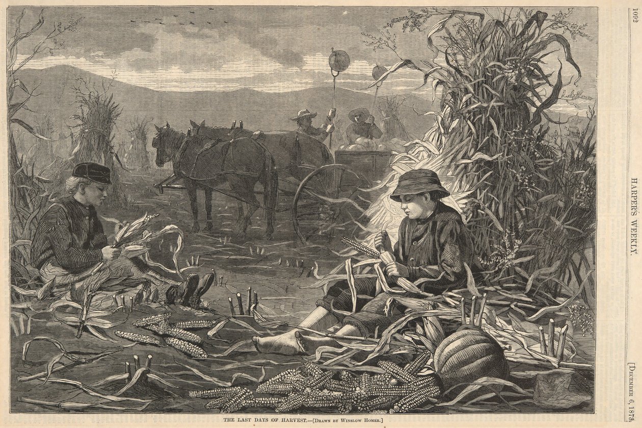 The Last Days of Harvest, fra Harper av Winslow Homer