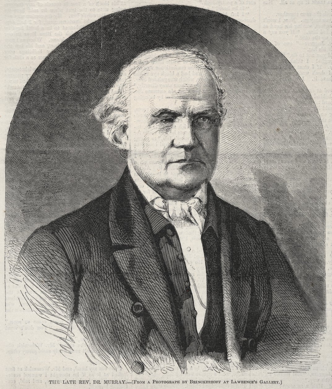 Den avdøde pastor Dr. Murray, 1861. av Winslow Homer