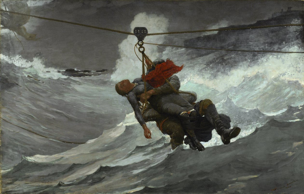 Redningslinen av Winslow Homer