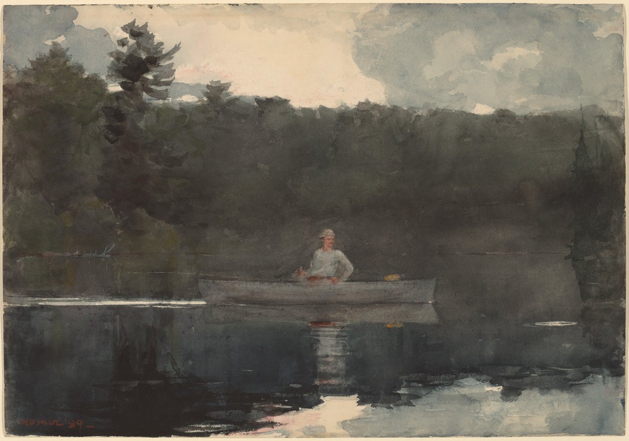The Lone Fisherman   1219063   no       norwegian Successfully Translated  Original: Album of Kashmiri trades, c.1860 (watercolor on paper) Translat: 