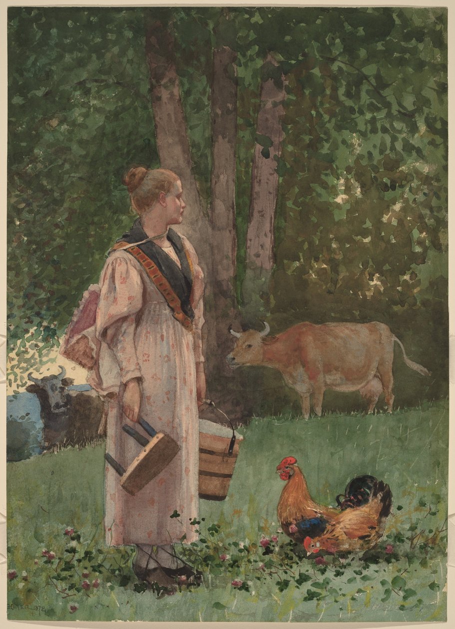 Melkepiken av Winslow Homer