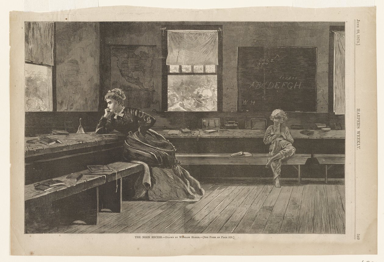 Friminuttet ved middagstid av Winslow Homer