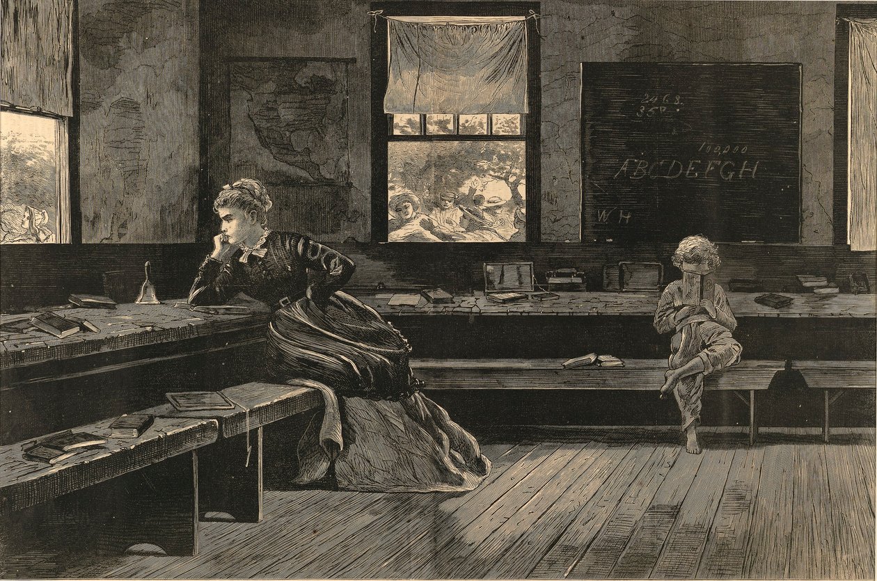 Middagspausen, fra Harper#39;s Weekly, 28. juni 1873 av Winslow Homer