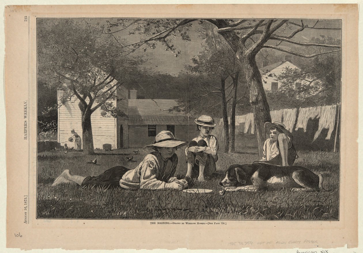 The Nooning, fra Harper av Winslow Homer