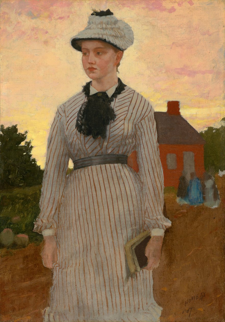 Det røde skolehuset av Winslow Homer