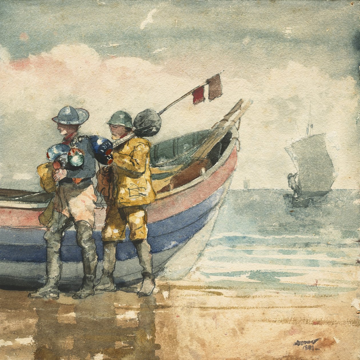 The Return, Tynemouth av Winslow Homer