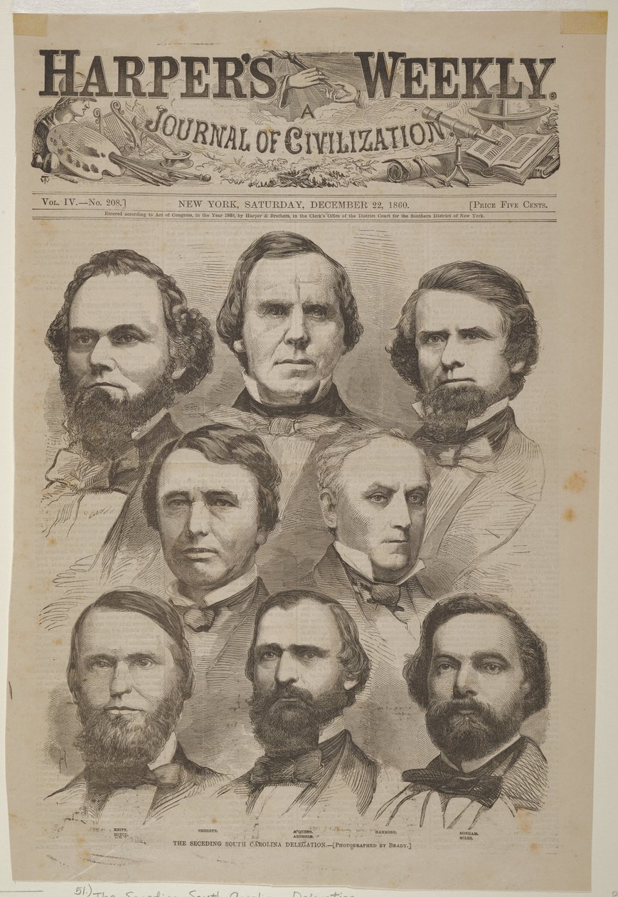 Den utmeldende delegasjonen fra South Carolina av Winslow Homer