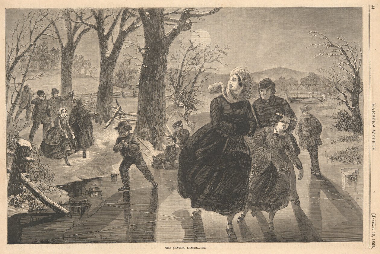 Skøytesesongen av Winslow Homer