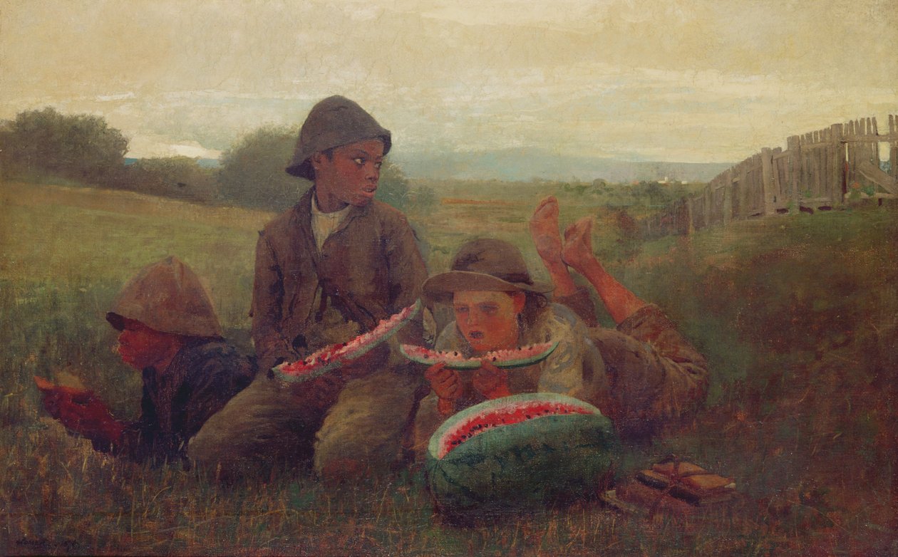 The Watermelon Boys, 1876 av Winslow Homer